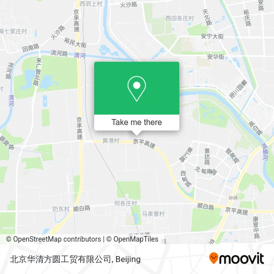 北京华清方圆工贸有限公司 map