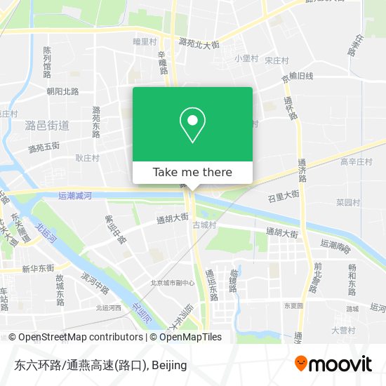 东六环路/通燕高速(路口) map