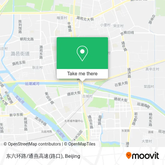 东六环路/通燕高速(路口) map