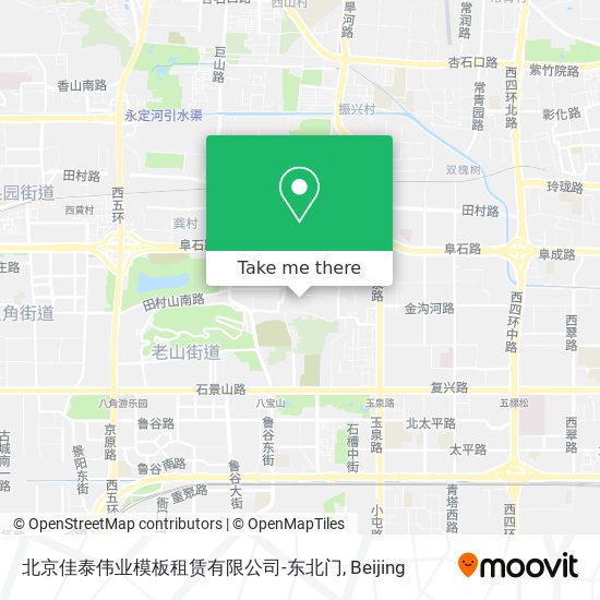北京佳泰伟业模板租赁有限公司-东北门 map