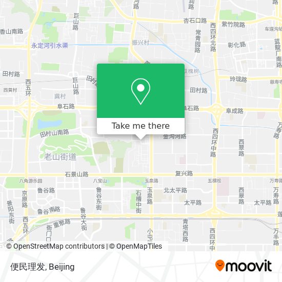 便民理发 map