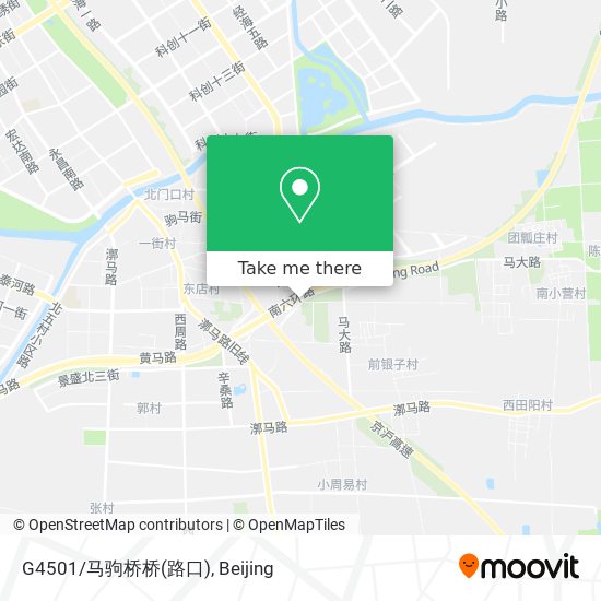 G4501/马驹桥桥(路口) map