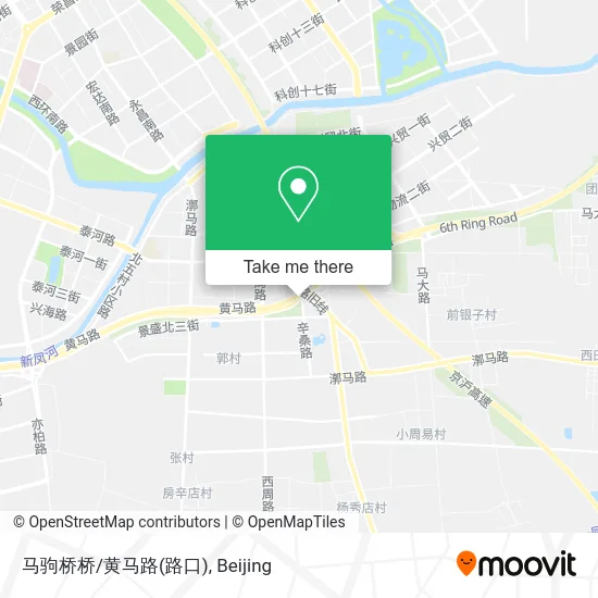马驹桥桥/黄马路(路口) map