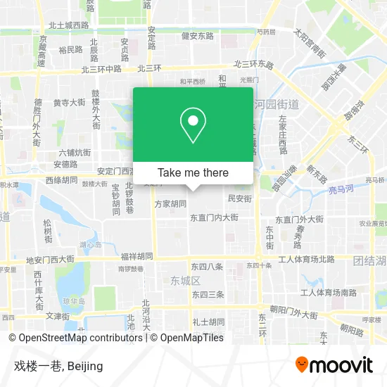 戏楼一巷 map