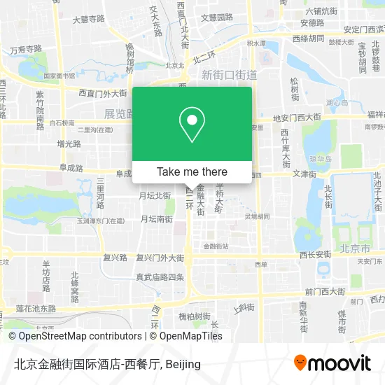 北京金融街国际酒店-西餐厅 map