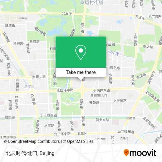 北辰时代-北门 map