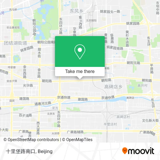 十里堡路南口 map