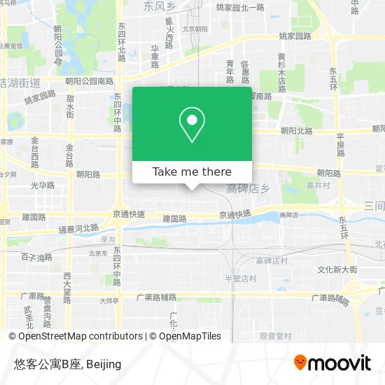 悠客公寓B座 map