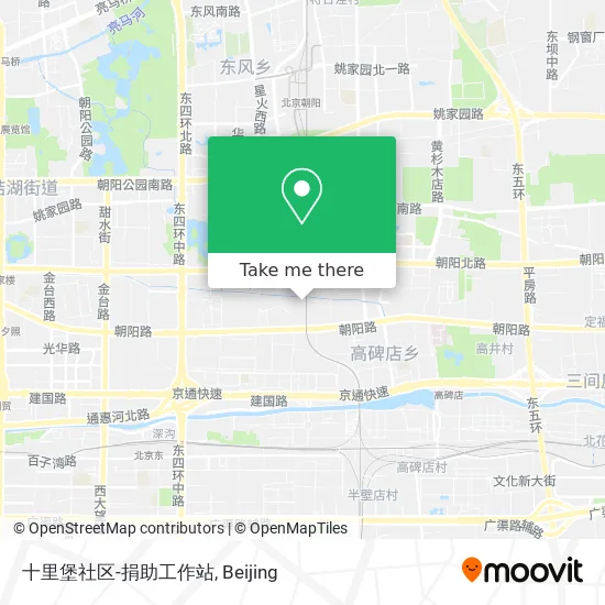 十里堡社区-捐助工作站 map