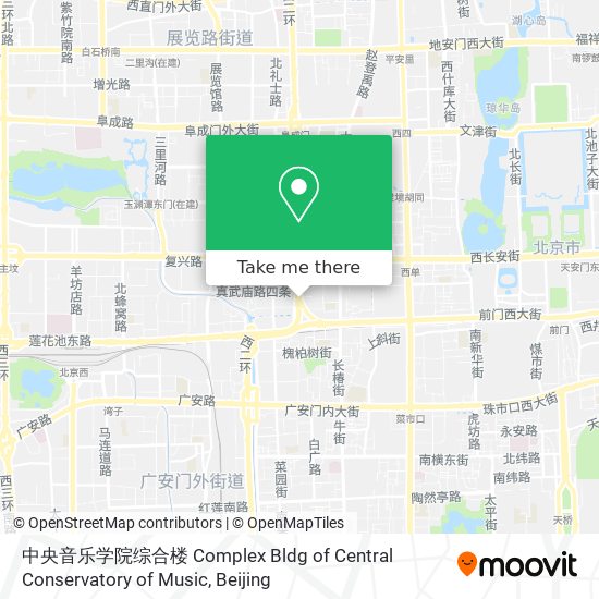 中央音乐学院综合楼 Complex Bldg of Central Conservatory of Music map