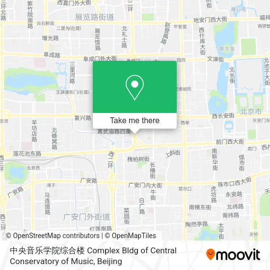 中央音乐学院综合楼 Complex Bldg of Central Conservatory of Music map