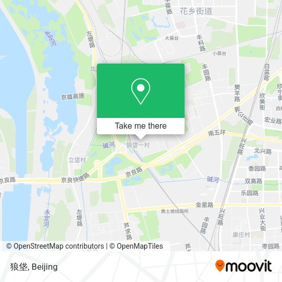 狼垡 map