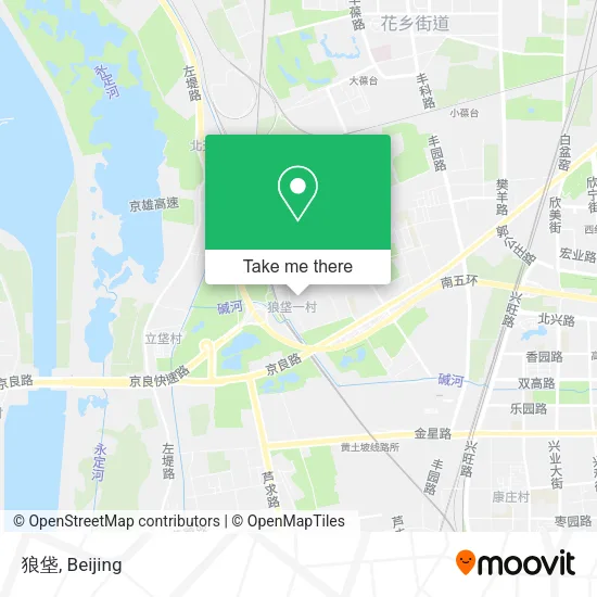狼垡 map