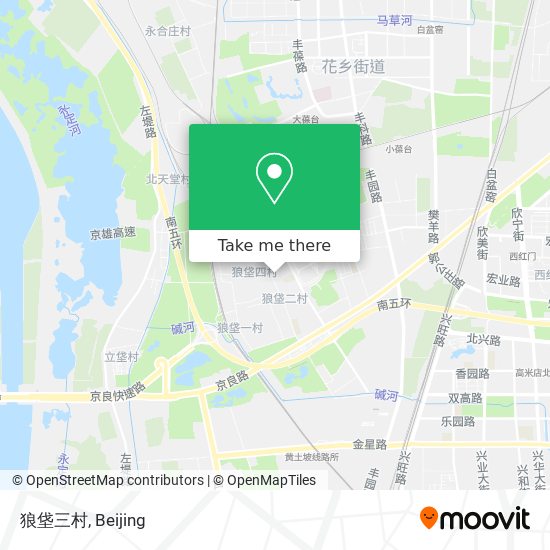 狼垡三村 map