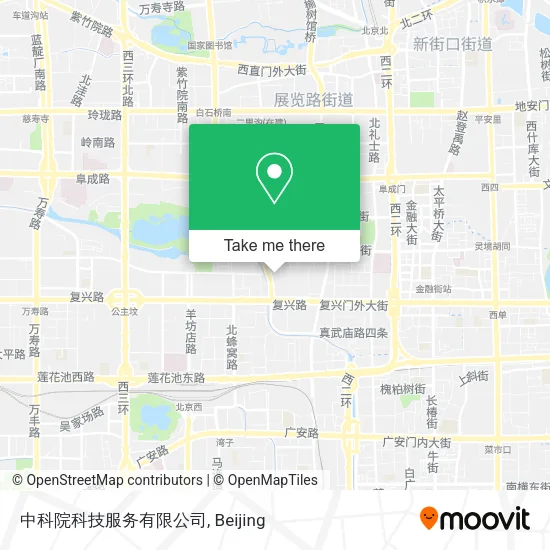 中科院科技服务有限公司 map