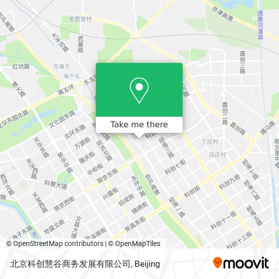 北京科创慧谷商务发展有限公司 map