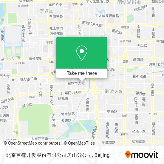 北京首都开发股份有限公司房山分公司 map