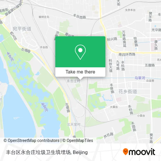 丰台区永合庄垃圾卫生填埋场 map
