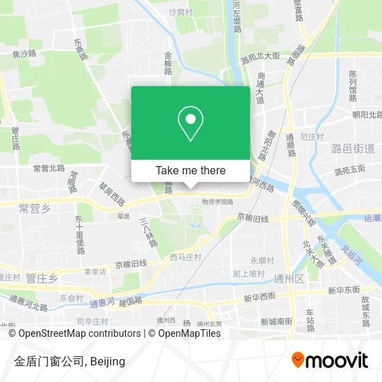 金盾门窗公司 map