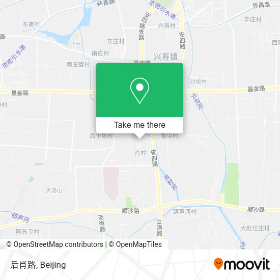 后肖路 map