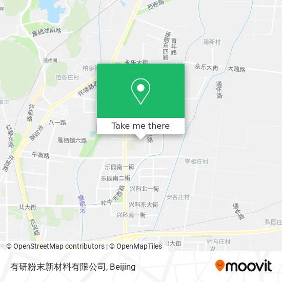 有研粉末新材料有限公司 map