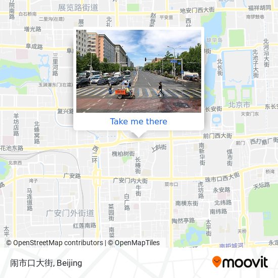 闹市口大街 map