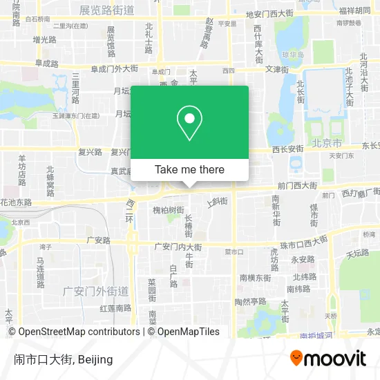 闹市口大街 map