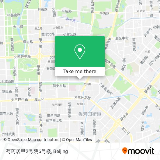 芍药居甲2号院6号楼 map