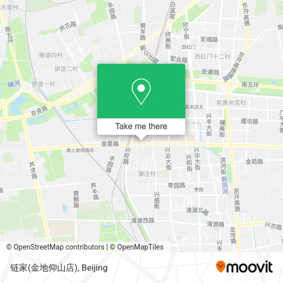 链家(金地仰山店) map