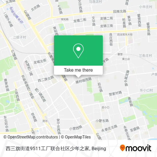西三旗街道9511工厂联合社区少年之家 map