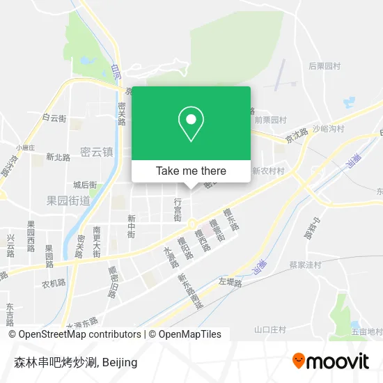 森林串吧烤炒涮 map