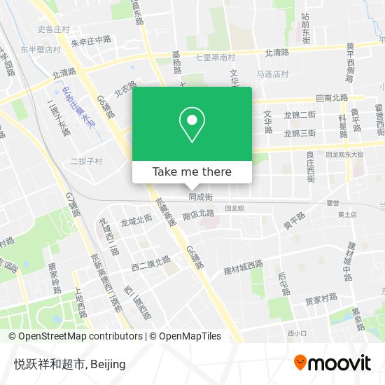 悦跃祥和超市 map