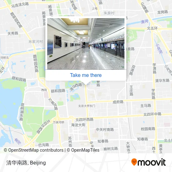 清华南路 map