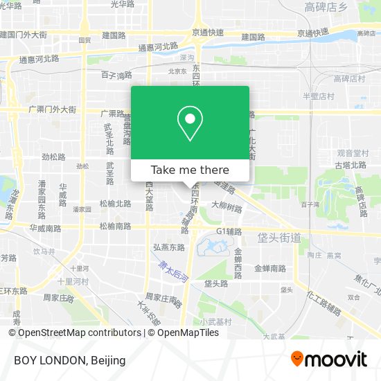 BOY LONDON map