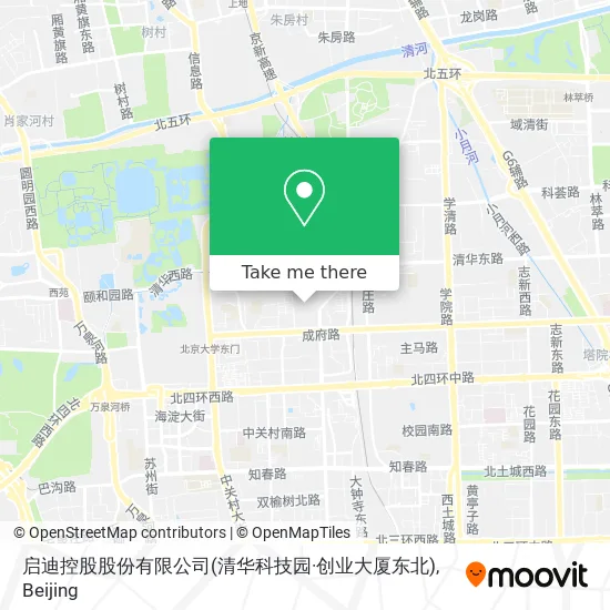 启迪控股股份有限公司(清华科技园·创业大厦东北) map