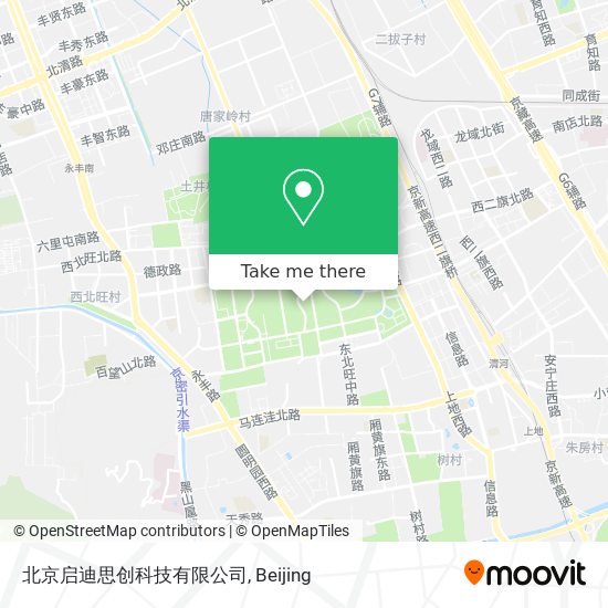 北京启迪思创科技有限公司 map