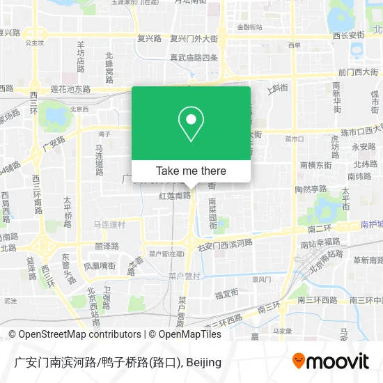 广安门南滨河路/鸭子桥路(路口) map