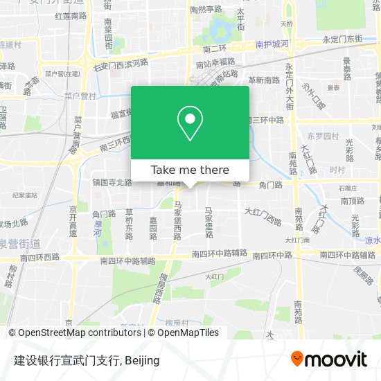 建设银行宣武门支行 map