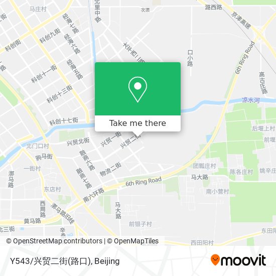 Y543/兴贸二街(路口) map