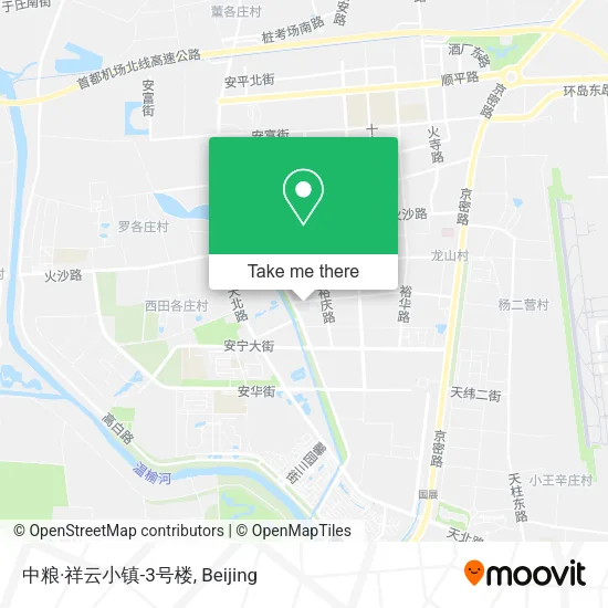 中粮·祥云小镇-3号楼 map