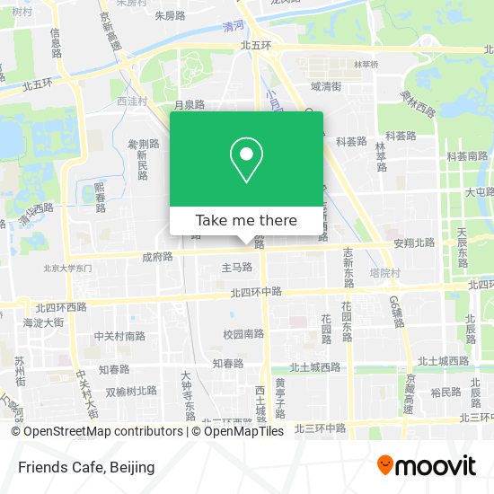 Friends Cafe map