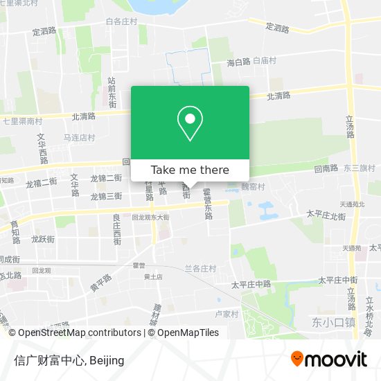 信广财富中心 map