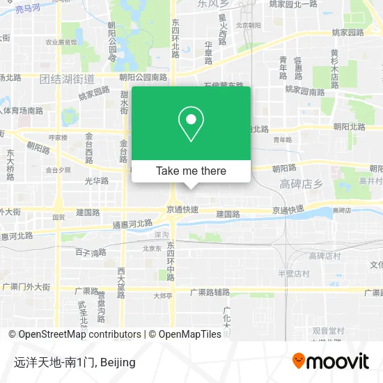 远洋天地-南1门 map