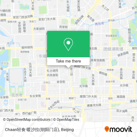 Chaan轻食·暖沙拉(朝阳门店) map