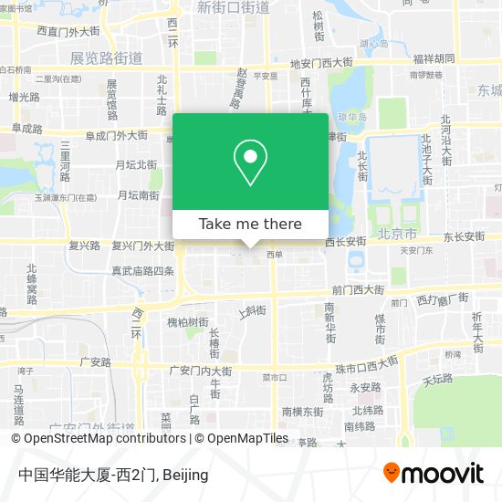 中国华能大厦-西2门 map