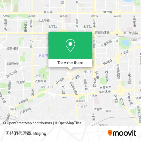 四特酒代理商 map