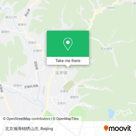 北京瀚海锦绣山庄 map