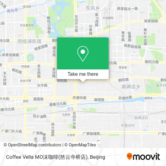 Coffee Vella MO沫咖啡(慈云寺桥店) map