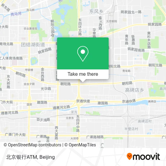 北京银行ATM map
