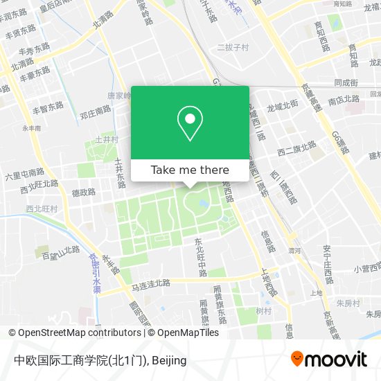 中欧国际工商学院(北1门) map